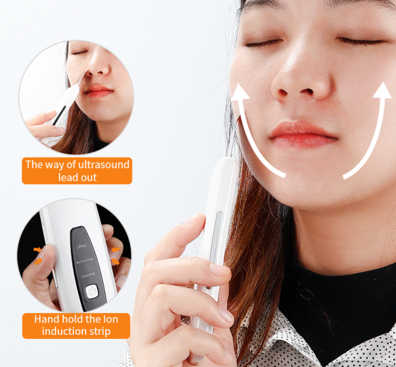 Ultrasonic ion skin cleanser